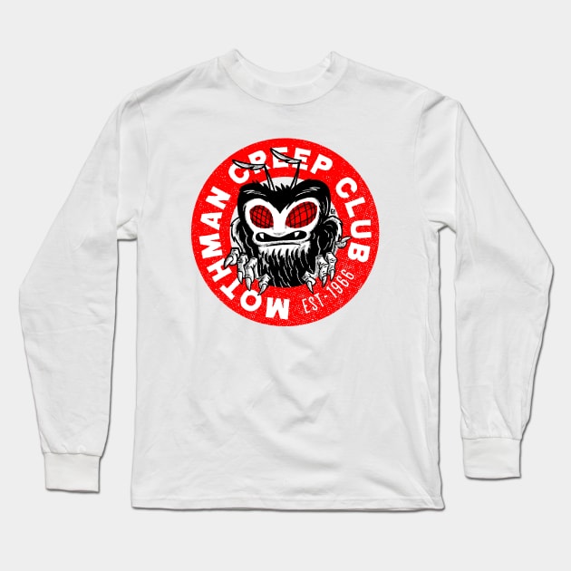 Mothman Creep Club Long Sleeve T-Shirt by GiMETZCO!